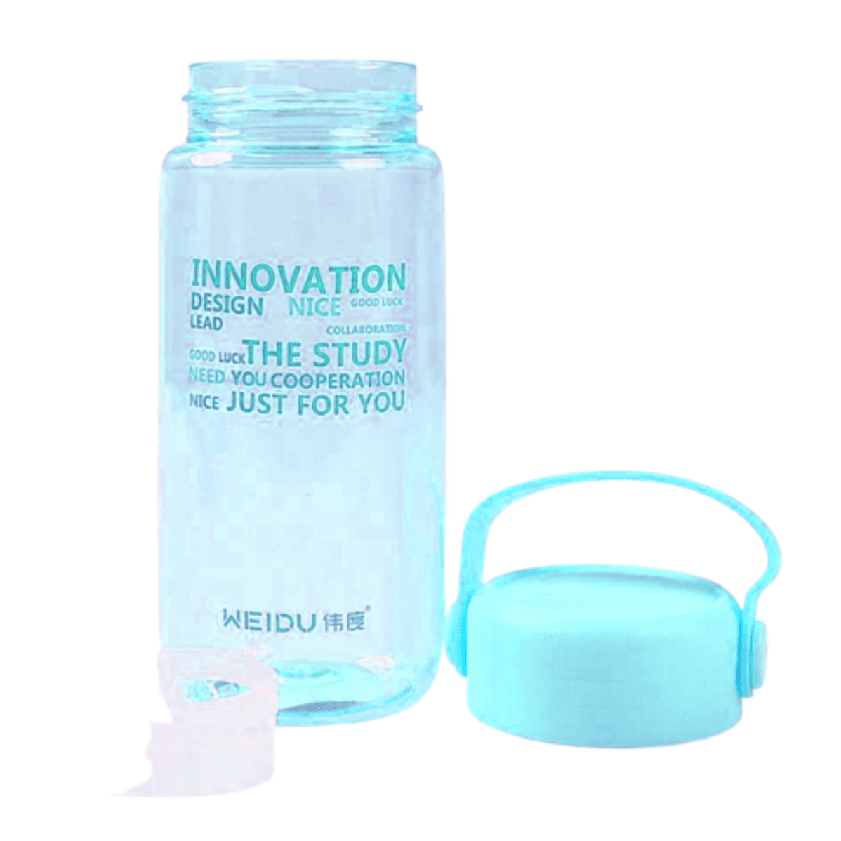 On-the-Go water bottle.