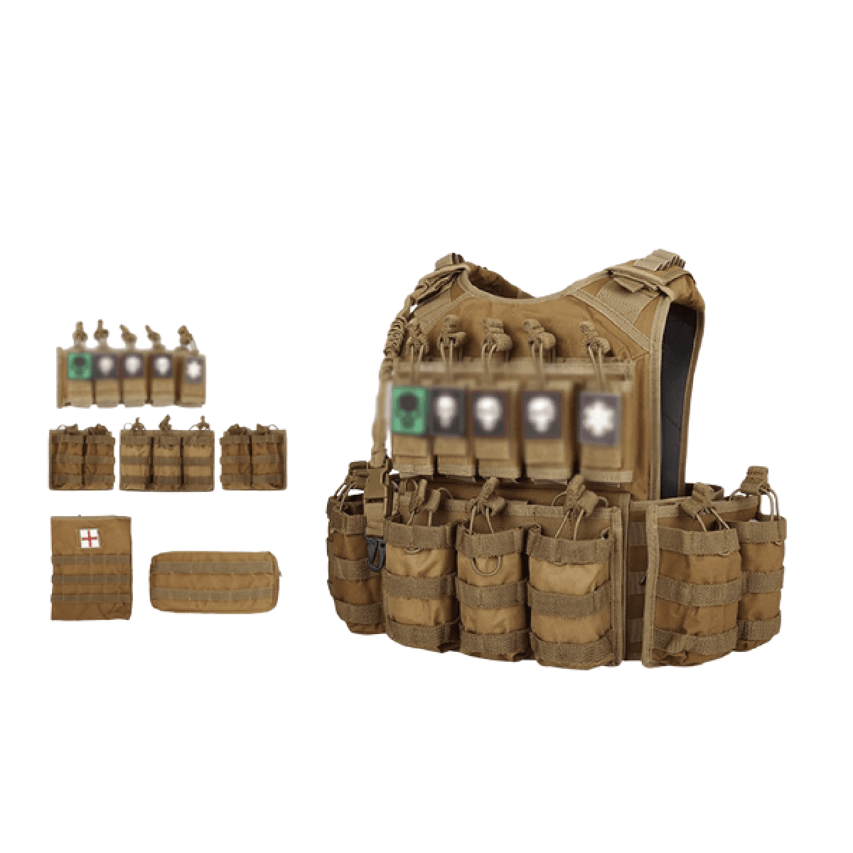 Tactical Vest With MOLLE
