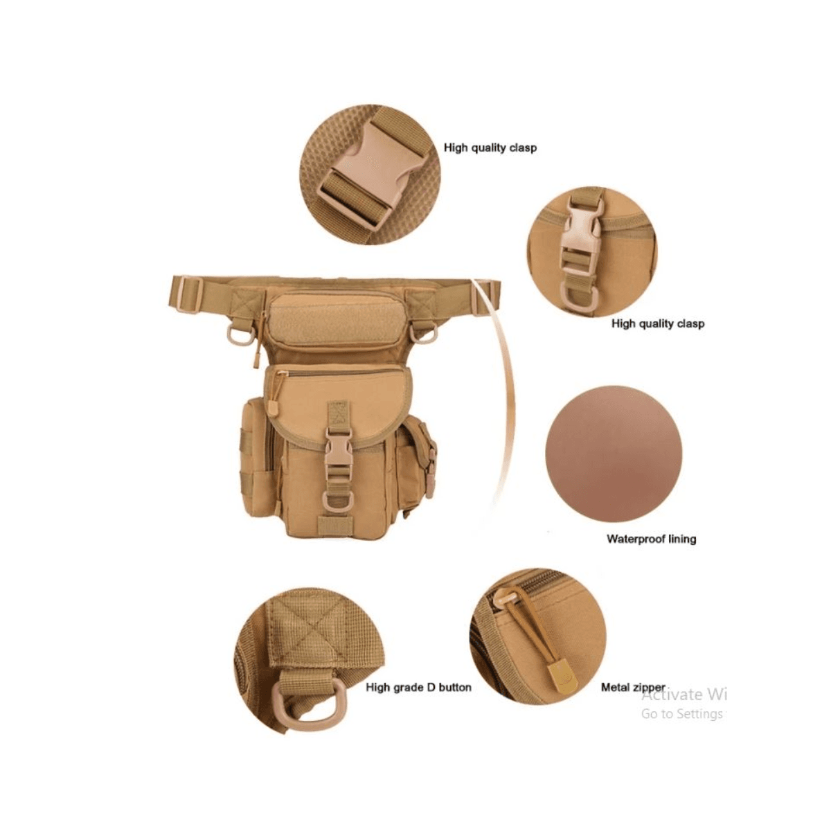 Tactical Waist & Leg Pouch 1