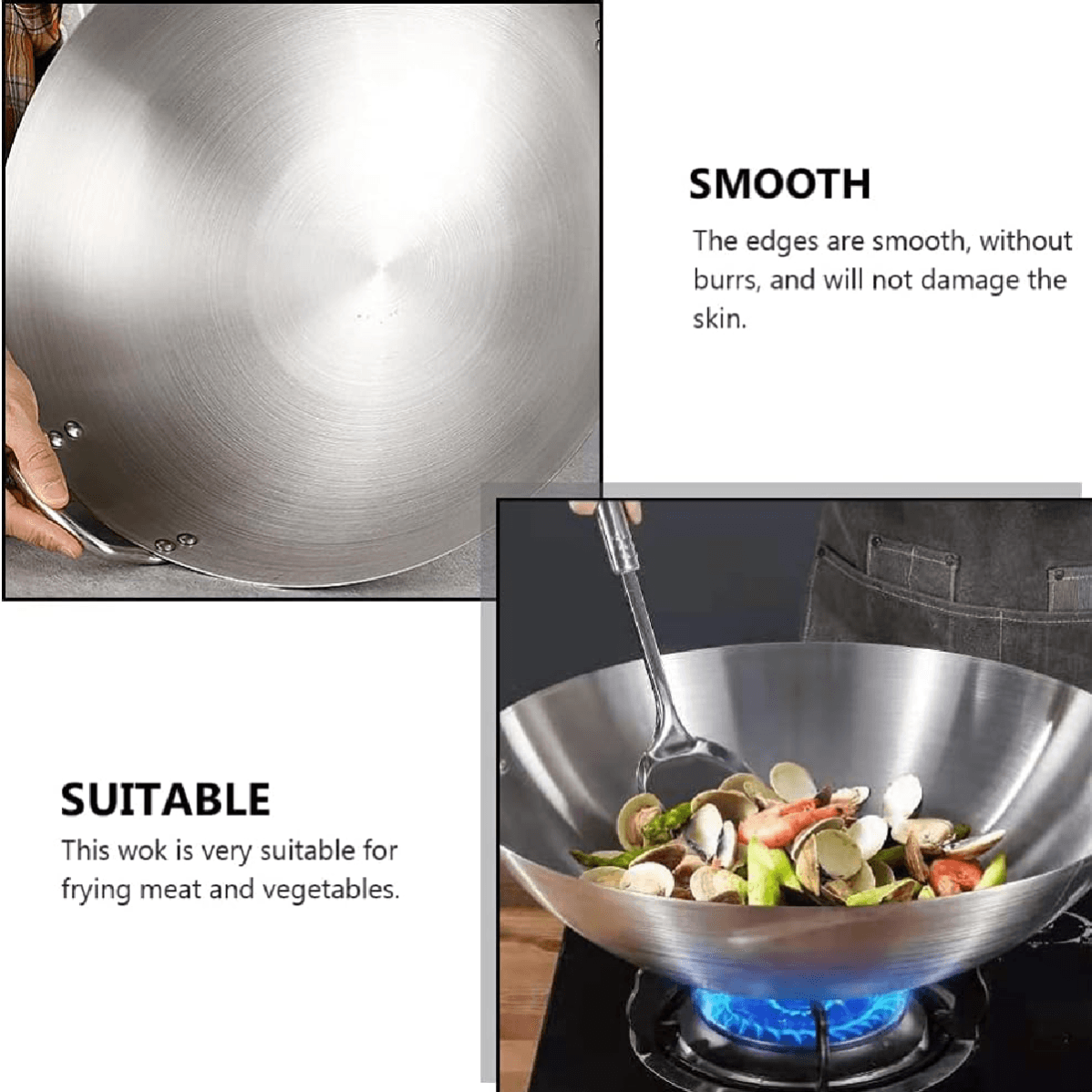 Thickened Cooking Wok Pan